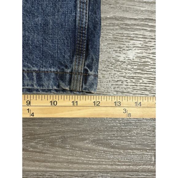 Wrangler Carpenter Denim Jorts Shorts Jorts Skater Y2K Streetwear - Men’s 38 - Picture 11 of 11